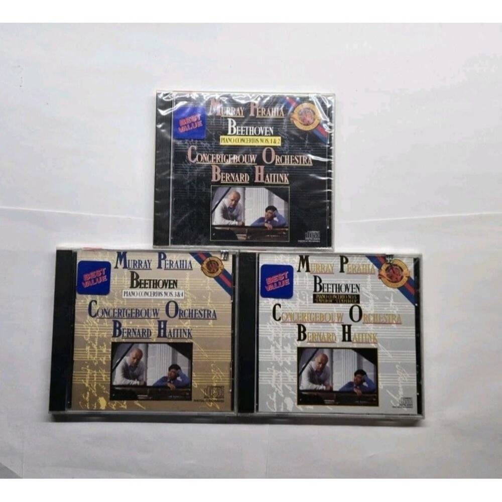 Beethoven 5 Piano Concertos Murray Perahia Concertgebouw Orchestra  CD Lot